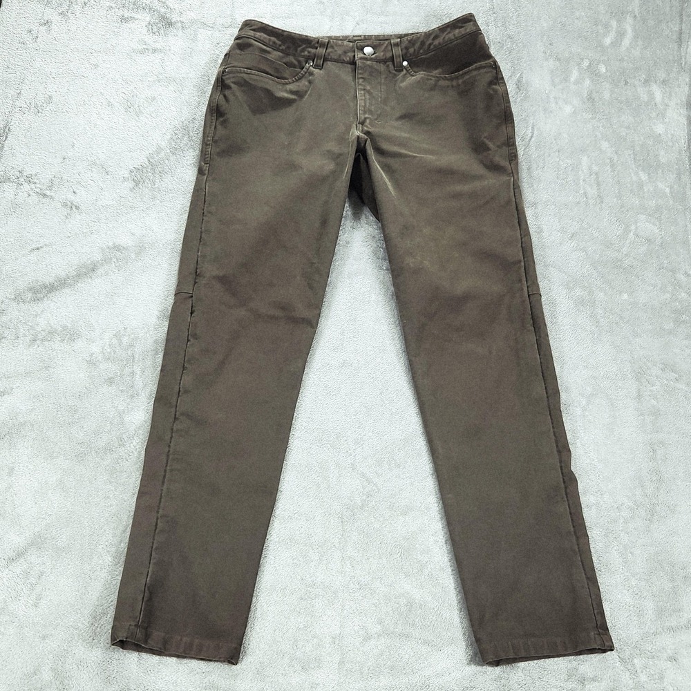 Lululemon Pants Mens 30x32 Green ABC‎ 5 Pocket Utilitech Slim Stretch Casual